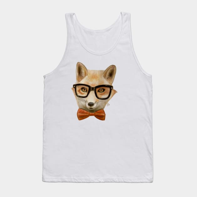 Mr Fox Tank Top by ZiloDrawings